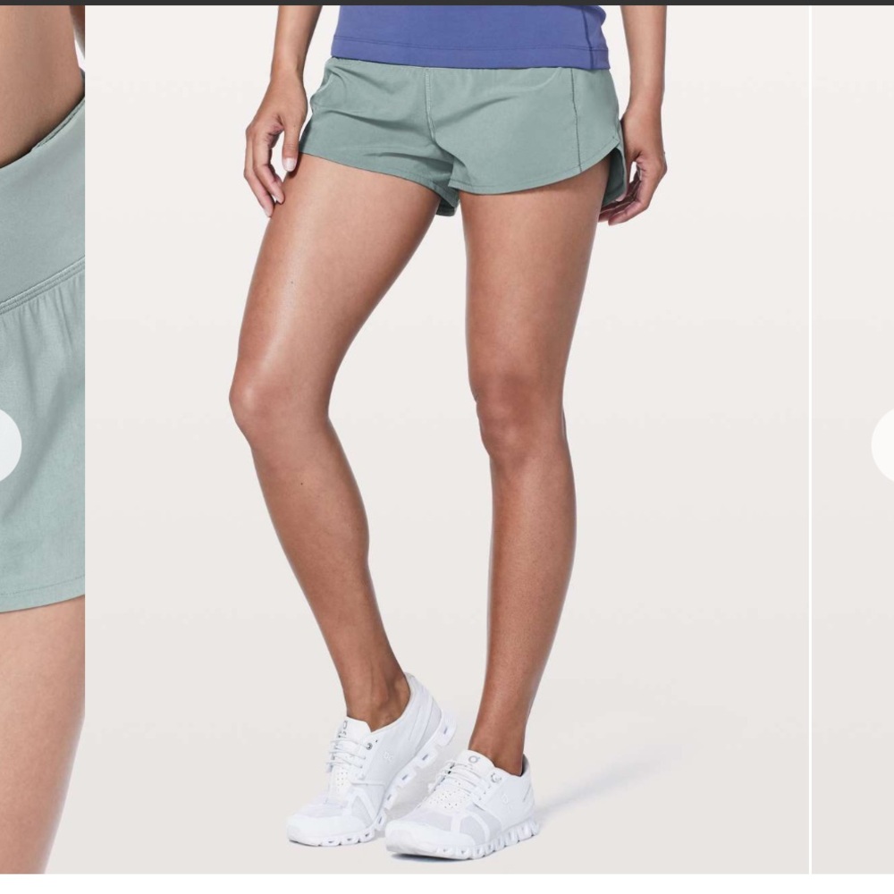 lululemon athletica Women's Speed Up Shorts - juniper 2.5” size 6